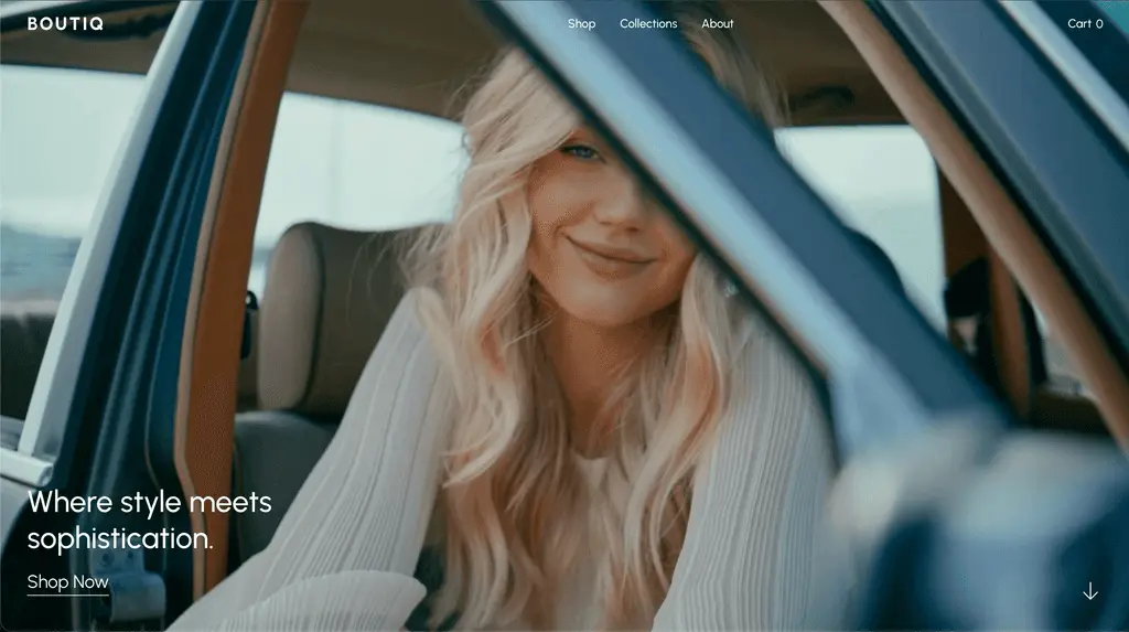 Boutiq website